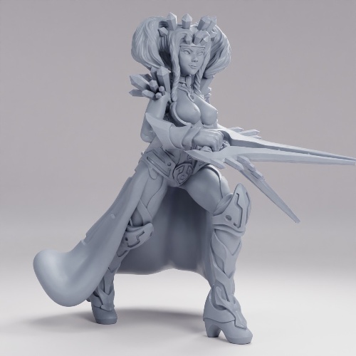 Picture of Crystal Blade Nude B