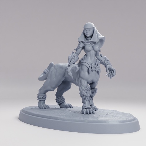 Picture of Doom Sphinx Nude C on Base