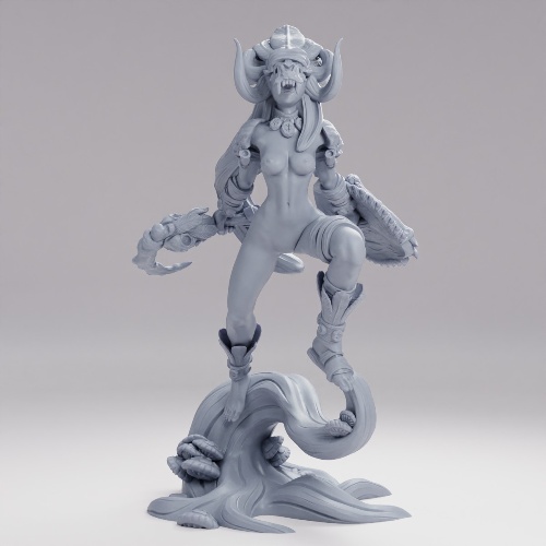 野生の跳躍の狩人 の画像
