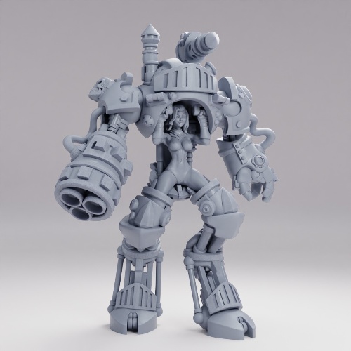 Picture of Lady Of The Steam Titan A Skimpy