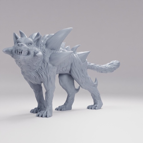 Picture of Leshannas Terrible Wolf A