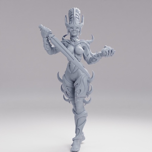 Picture of Matriarch Sacrificer Statue Nude