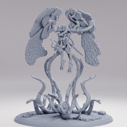 Picture of Oracle Of The Root Mother Nude On Base