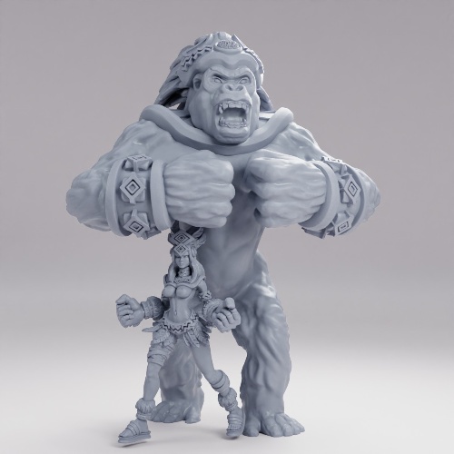 Picture of Starkeeper Dreadnought Gorilla B With Girl Nude