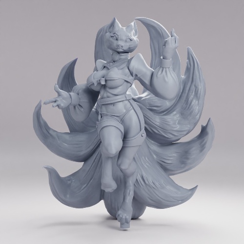 Picture of Fox Folk Maiden Skimpy Nine Tails