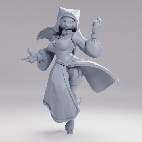 キツネのベール巫女 の画像