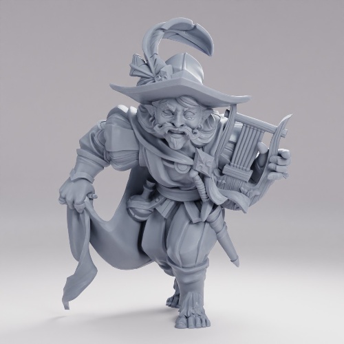 Picture of Halfling Bard Lyre