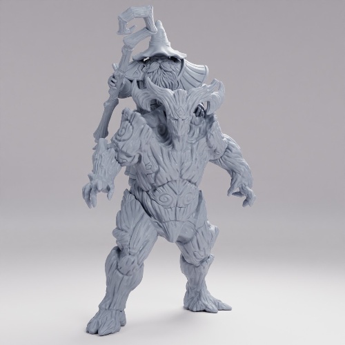 Picture of Dwarf Wizard On Ent