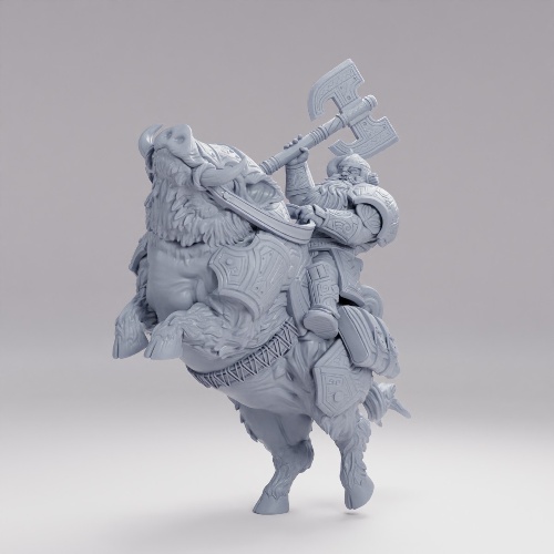 Picture of Dwarven Boar Rider B