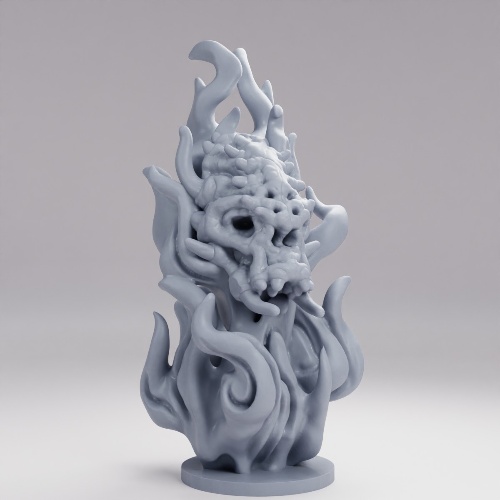 Picture of Flaming Skull C