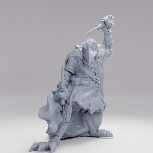 Picture of Skeletal Kenku Pose C