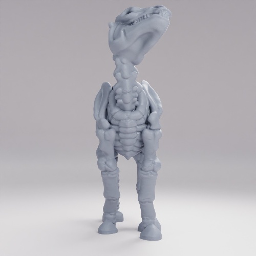 Picture of Skeleton Horse Pose B