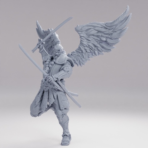 Picture of Tengu Katana Pose A