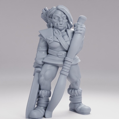 Picture of Halforc Female Ranger