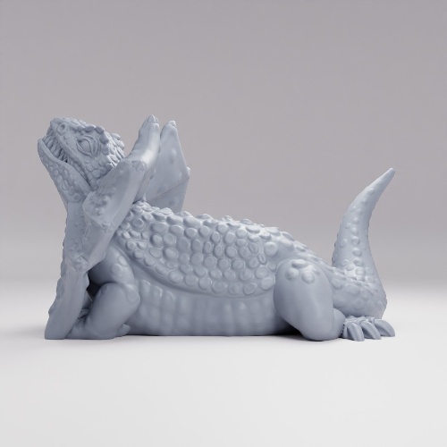 Picture of Lizard Frilled
