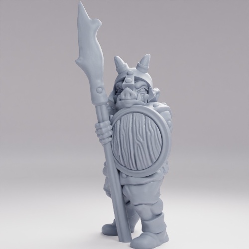Picture of Pigface Orc Halberd