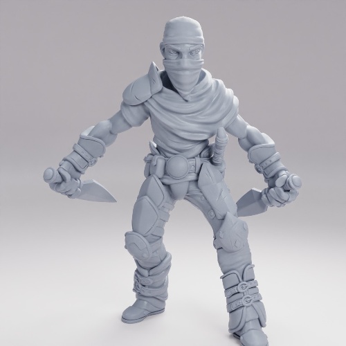 Picture of Bandit Melee Pose B Daggers