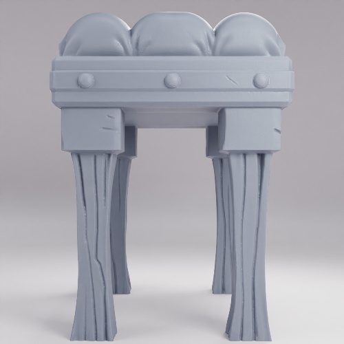 Picture of Bedroom Dresser Stool