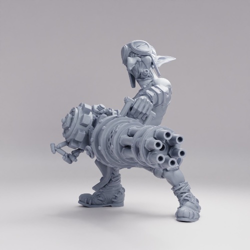 Picture of Brigadiers Pose A Minigun Hauler