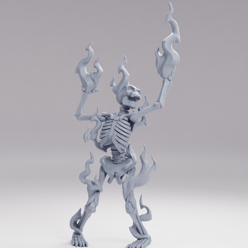 Picture of Burningman Skeleton