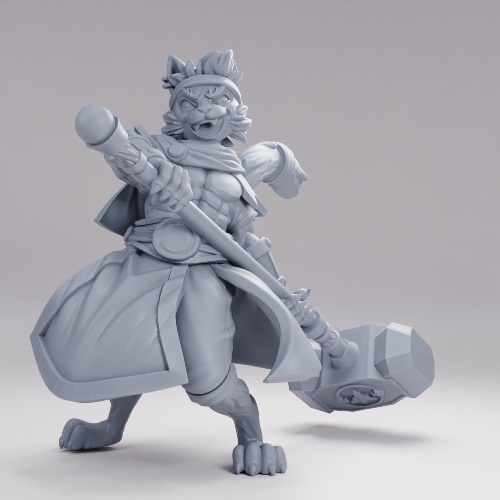 Picture of Catfolk Barbarian