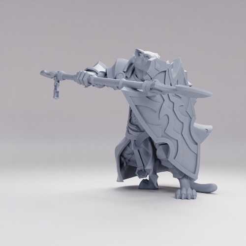Picture of Catfolk Paladin B
