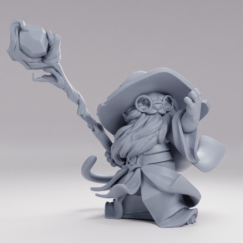 老いた髭の魔道士 の画像