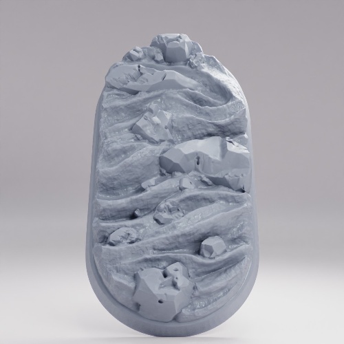 古代モノリスの砂漠ベース の画像