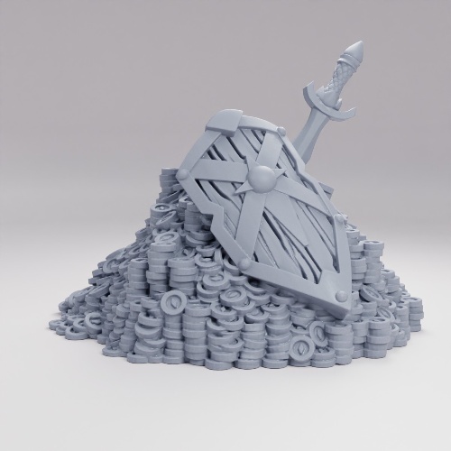 Picture of Dragon Vault Treasure Pile D