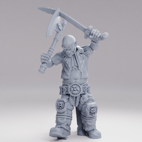Picture of Drunk Half Orc Pose B Alt