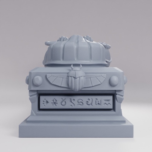 古代ファラオの石棺 の画像