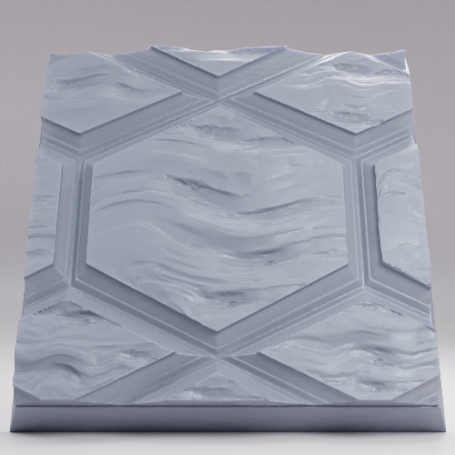 Picture of Fancy Stone Square 25mm B