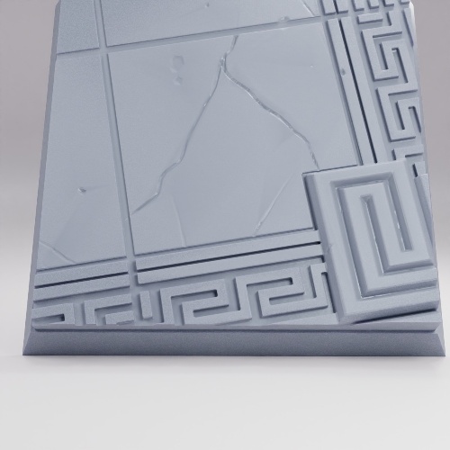 古代メアンダー・スクエアベース の画像