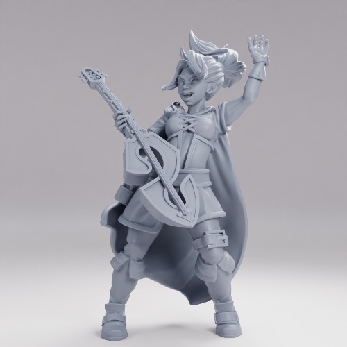 Picture of Human Bard Strumming
