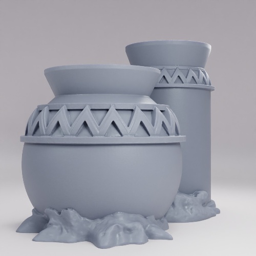 Picture of Kitchen Pots B
