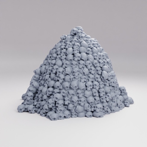 Picture of Large Pile Of Skulls