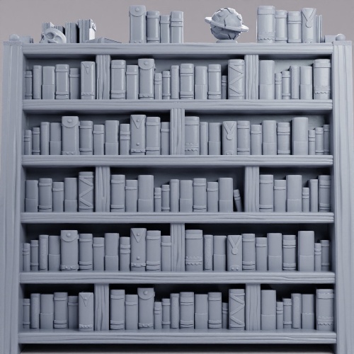 Picture of Library Bookshelf B