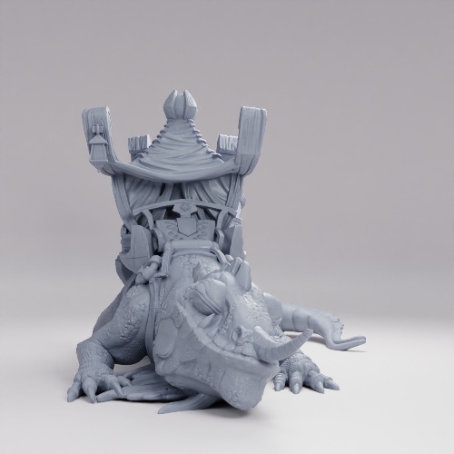Picture of Mounted Lizard Pose B
