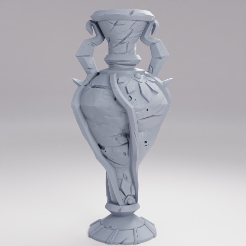 古代のセラミック容器 の画像