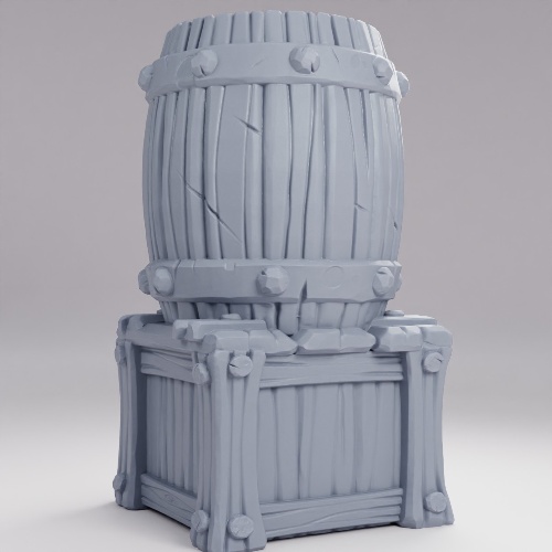 Picture of Pirate Barrel Box