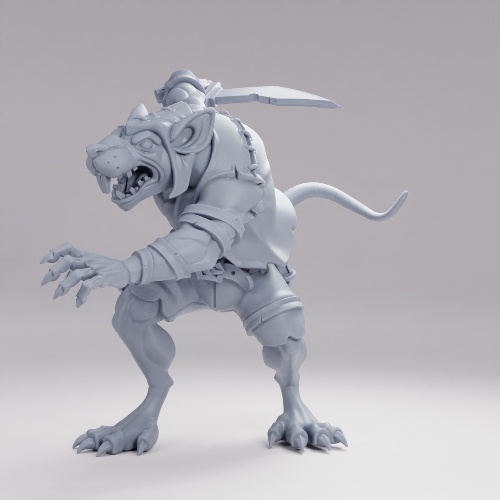 Picture of Ratfolk Swordsman