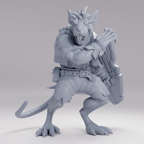 Picture of Shield Ratfolk Warrior