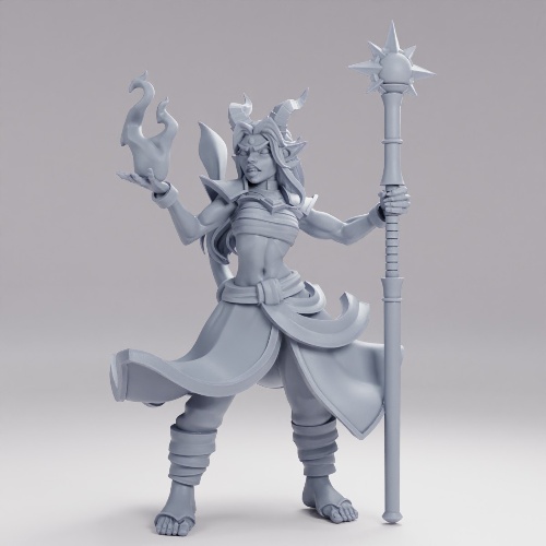 Picture of Tiefling Sorcerer Stance