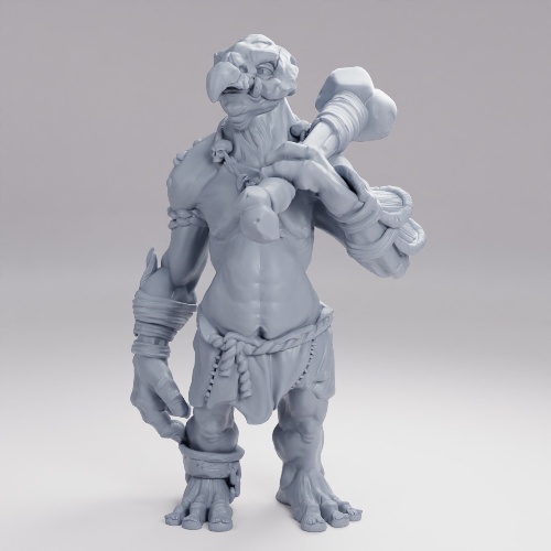 Picture of Troll With Club And Helm