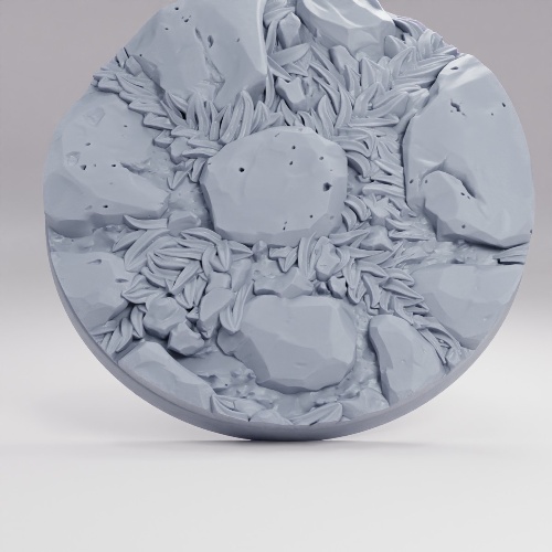 古代の聖なる森のシーニックベース の画像