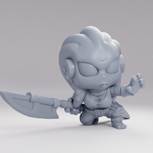 Picture of Chibi Alien Fighter