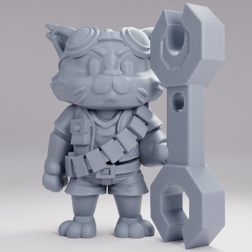 Picture of Chibi Cat Mechanic