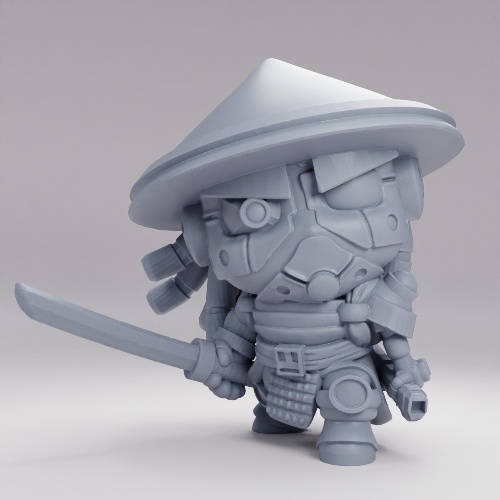 Picture of Chibi Cyber Samurai