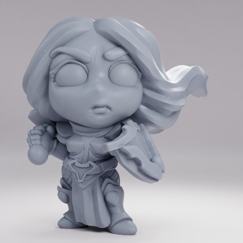Picture of Chibi Female Paladin
