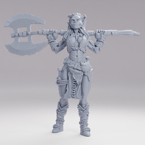 Picture of Big Axe Barbarian Elf